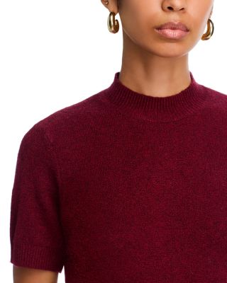 Vhari Knit Mock Neck Top