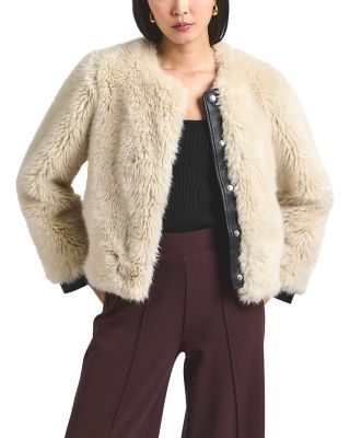 Emerise Plush Faux Fur Coat