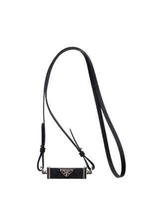 Metal and Saffiano Leather Smartphone Case