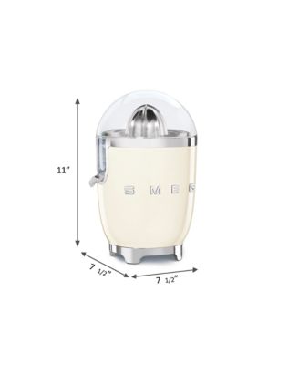 50s Retro Style Aesthetic Citrus Juicer in White