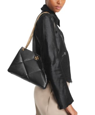 Small Kira Diamond Quilted Leather Shoulder Bag  
