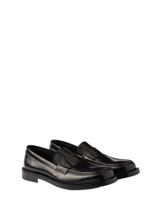 Men's Brushed Leather Loafers