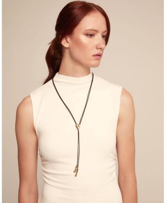  Heartline Leather Necklace
