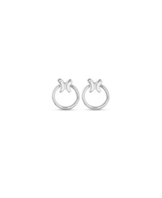 Butterfly Swing Hoops Earrings