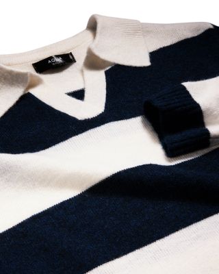 Girls' Striped Rugby Sweater, Big Kid - Exclusive
