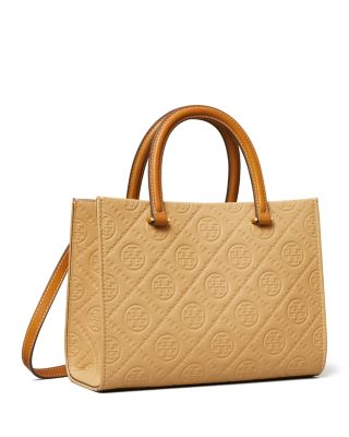 T Monogram Soft Pebble Tote