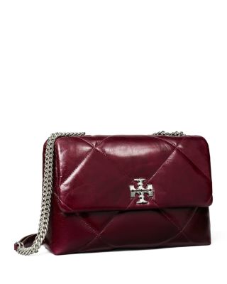 Kira Diamond Quilted Leather Convertible Shoulder Bag