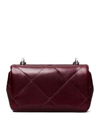 Mini Kira Diamond Quilted Leather Flap Bag