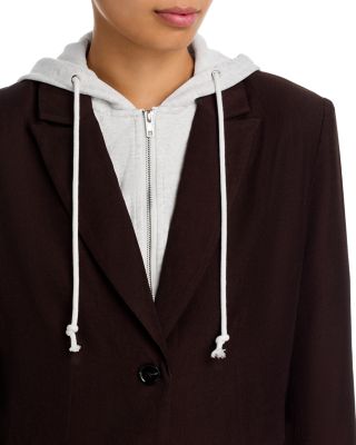 Drew Twofer Cropped Blazer