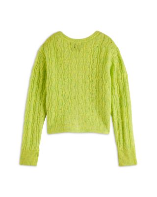 Girls' Ajour Knitted Cardigan - Little Kid, Big Kid