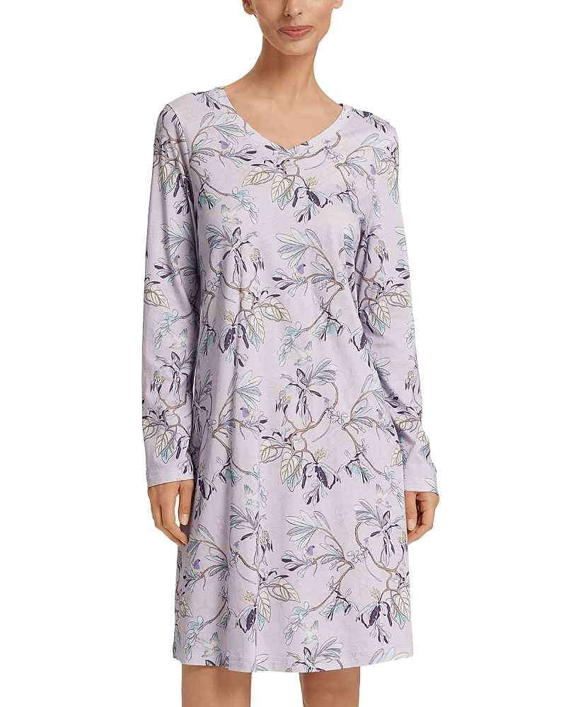 Hanro Sleep & Lounge Nightgown In Gray