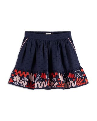 Girls' Clip Jacquard Embroidered Skirt - Little Kid, Big Kid