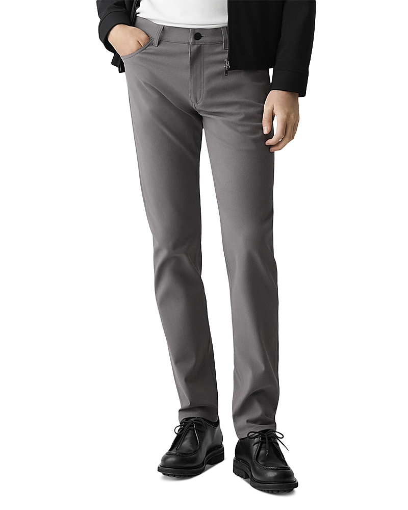 Theory Raffi Slim Fit Pants In Neoteric Twill In Black
