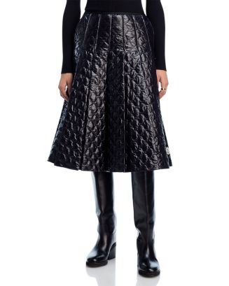 Moncler Quilted A Line Skirt | Bloomingdale's