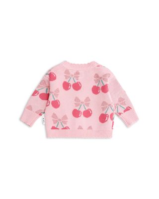 Girls' Cherry Pie Scalloped Knit Cardigan - Baby, Little Kid