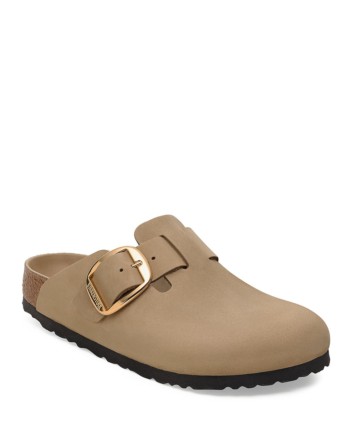 Birkenstock Women's Boston Big Buckle Nubuck Leather Clogs