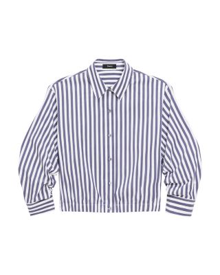 Crop Button Front Shirt 