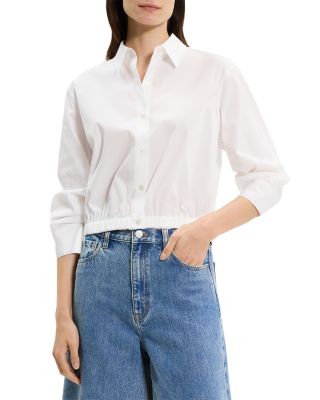 Cropped Shirt in Good Cotton
