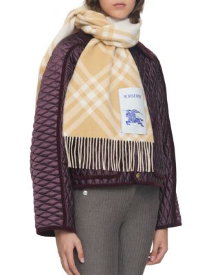 Check Cashmere Scarf