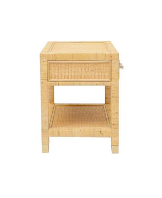 Amara Rattan 2-Drawer Nightstand