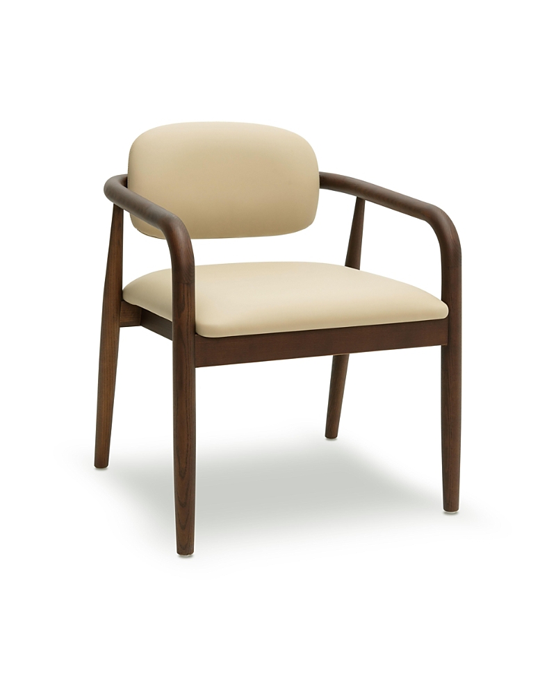 Tov Furniture Betsy Faux Leather Dining Chair in Taupe