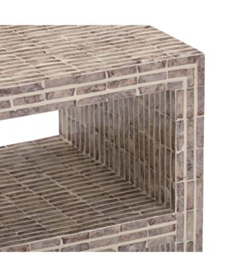 Derry Capiz Shell Nightstand