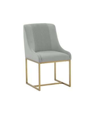 Lisa Pleated Velvet Dining Chair