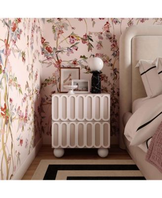 Tori Motif 2-Drawer Nightstand