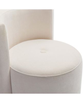 Alyssa Chenille Rolling Desk Chair