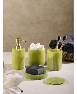  Porto Green Bath Accessories, Set of 4