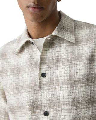 Textured Plaid Shirt