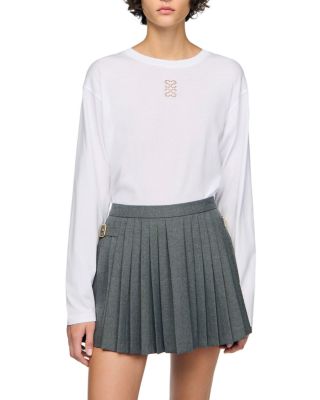 Ezrane Embroidered Long Sleeve Tee