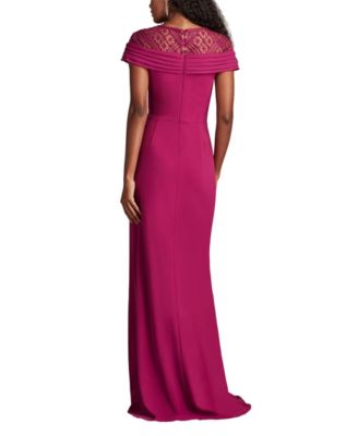  Yura Waterfall Flounce Gown