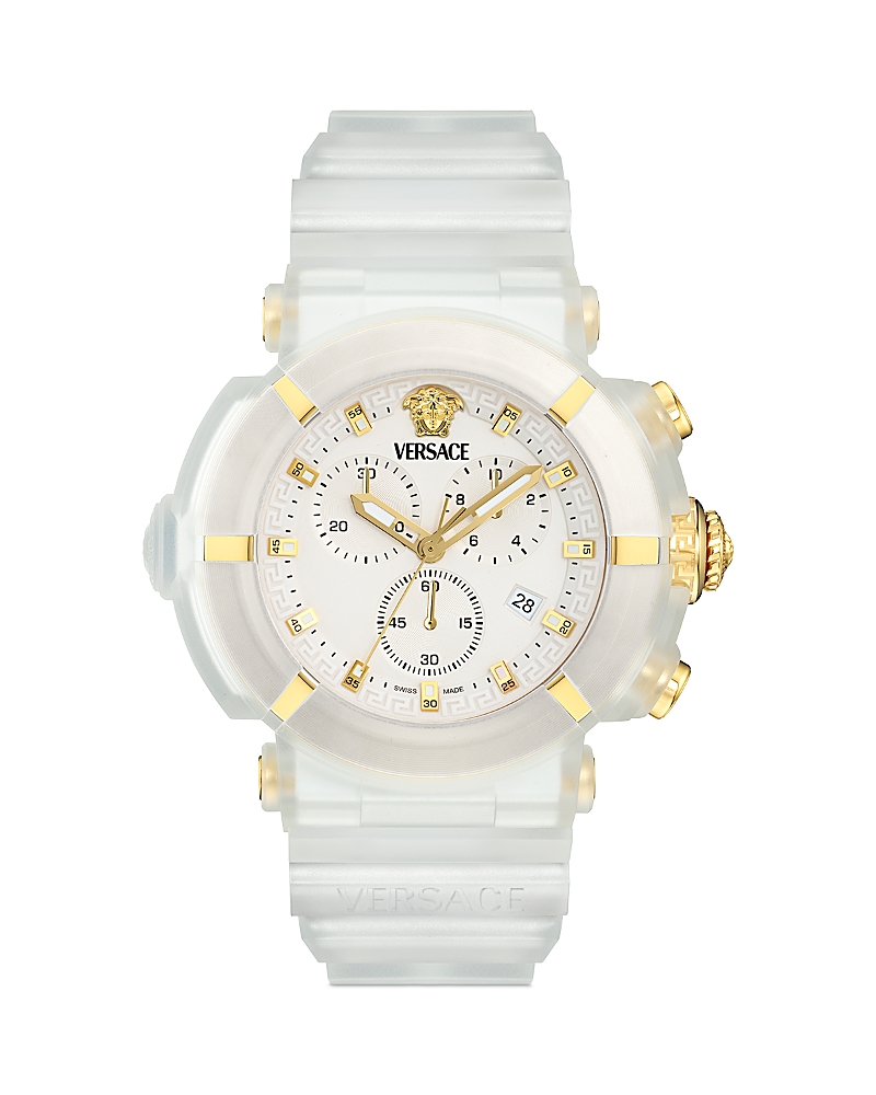 Versace V-real Active Chrono 45mm In White