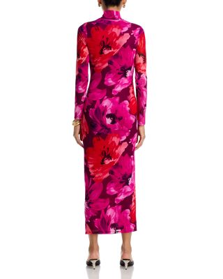 Long Sleeve Mesh Maxi Dress - Exclusive