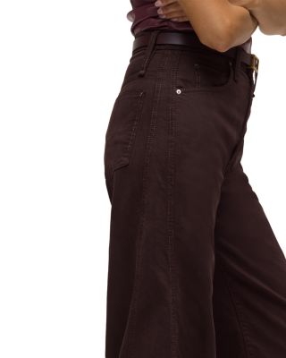 James High Rise Wide Leg Jeans in Black Coffee