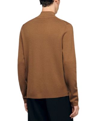 Wool Half Zip Sweater