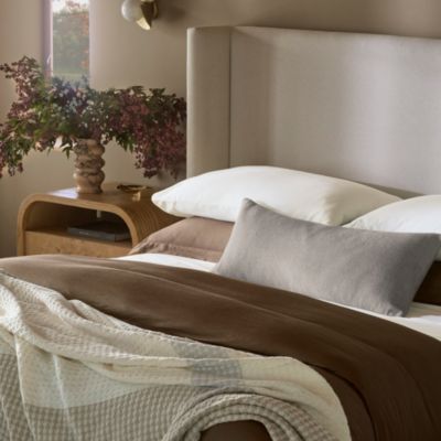 Heirloom Waffle Merino Bed Blanket, King/Cal King