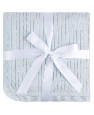  Unisex Cable Knit Blanket- Baby