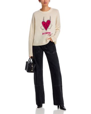 Cashmere Markuz Coeur Art Sweater - Exclusive