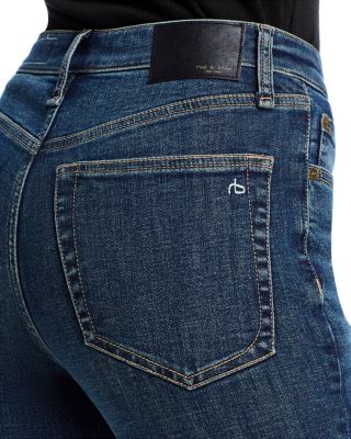 Flexi Dahlia Full Length Flared Jeans in Charlton