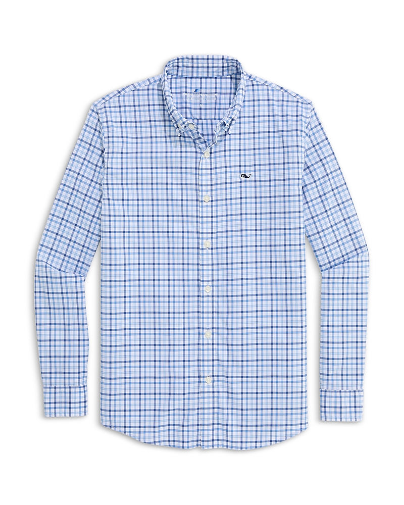 Vineyard Vines Boys' Forepeak Featherweight Shirt - Little Kid, Big Kid In Blue