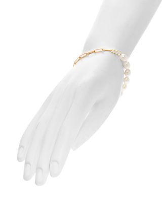 Cultured Freshwater Pearl Chain Bracelet - Exclusive