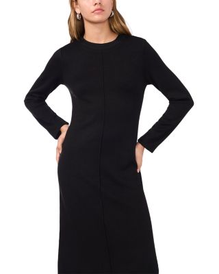 Rib Front Midi Dress