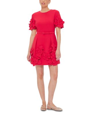 Aurelie Appliqu&amp;eacute; Mini Dress