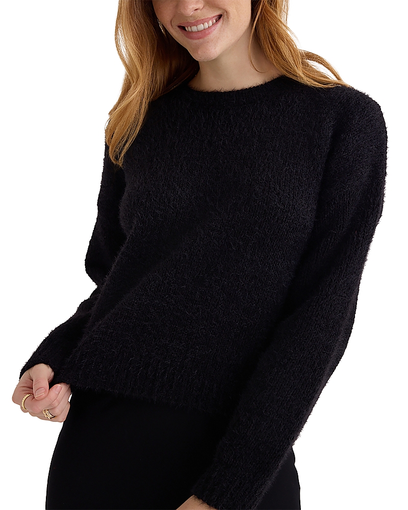 Bella Dahl Crewneck Sweater In Black