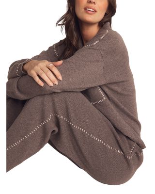 Whipstitch Straight Leg Pants