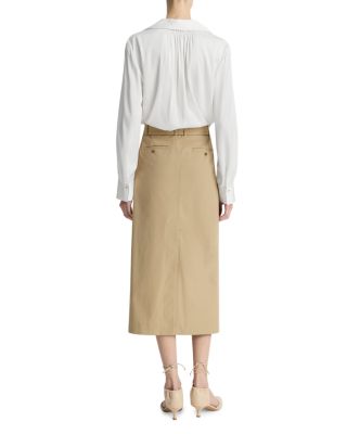 Belted Midi Skirt