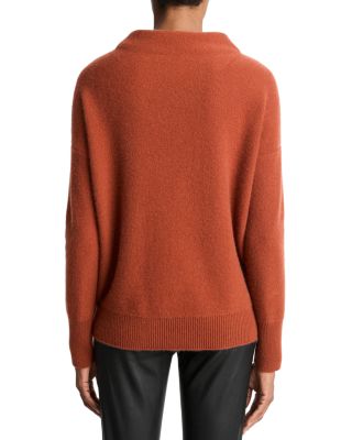 Boiled Cashmere Funnel Neck Sweater