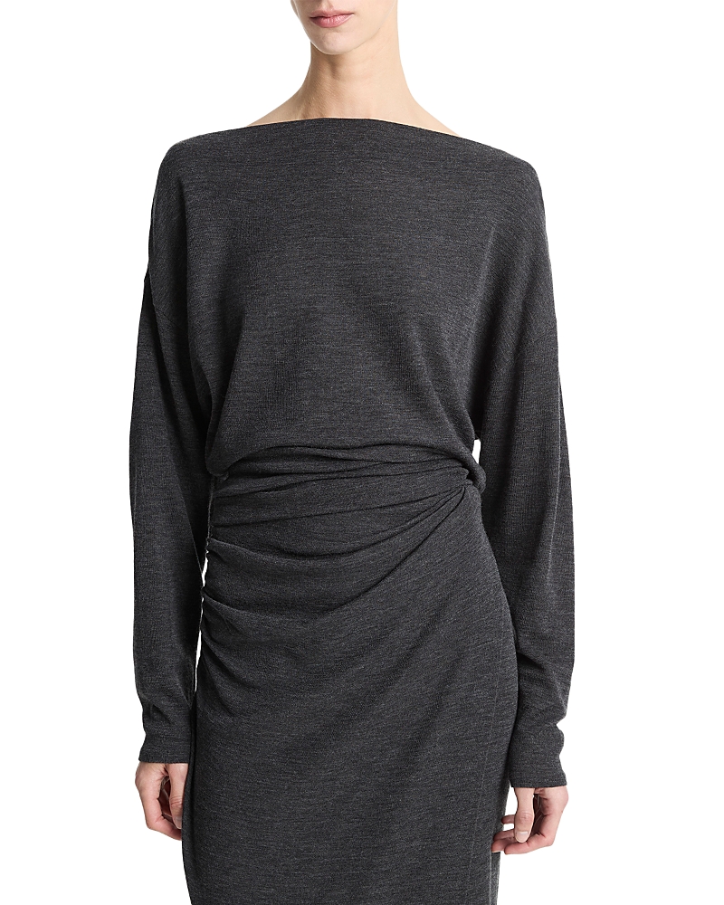 Vince Drape Top In Gray